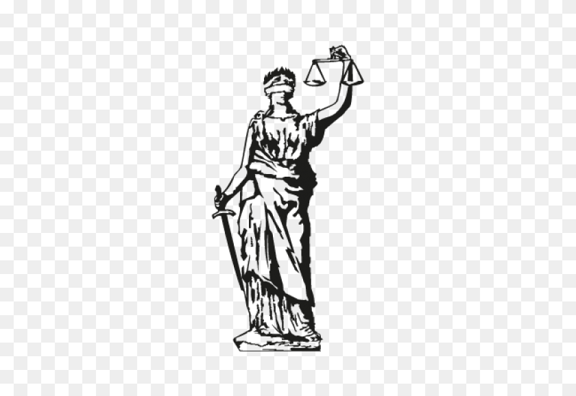 518x518 Lady Justice - Loofah Clipart