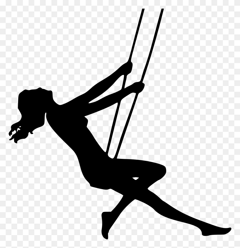2232x2304 Lady On Swing Iconos Aislados Png - Columpio Png