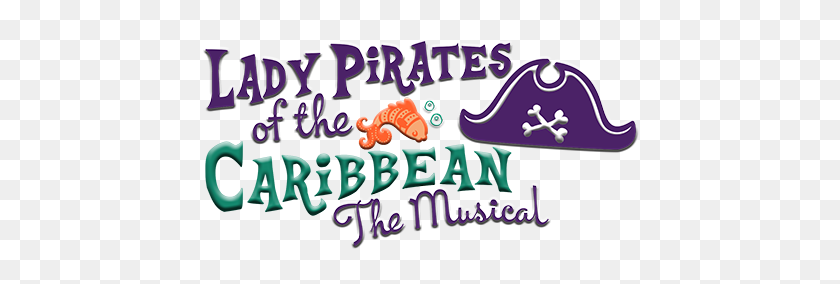 450x224 Lady Pirates Of The Caribbean The Musical - Pirates Of The Caribbean Logo PNG