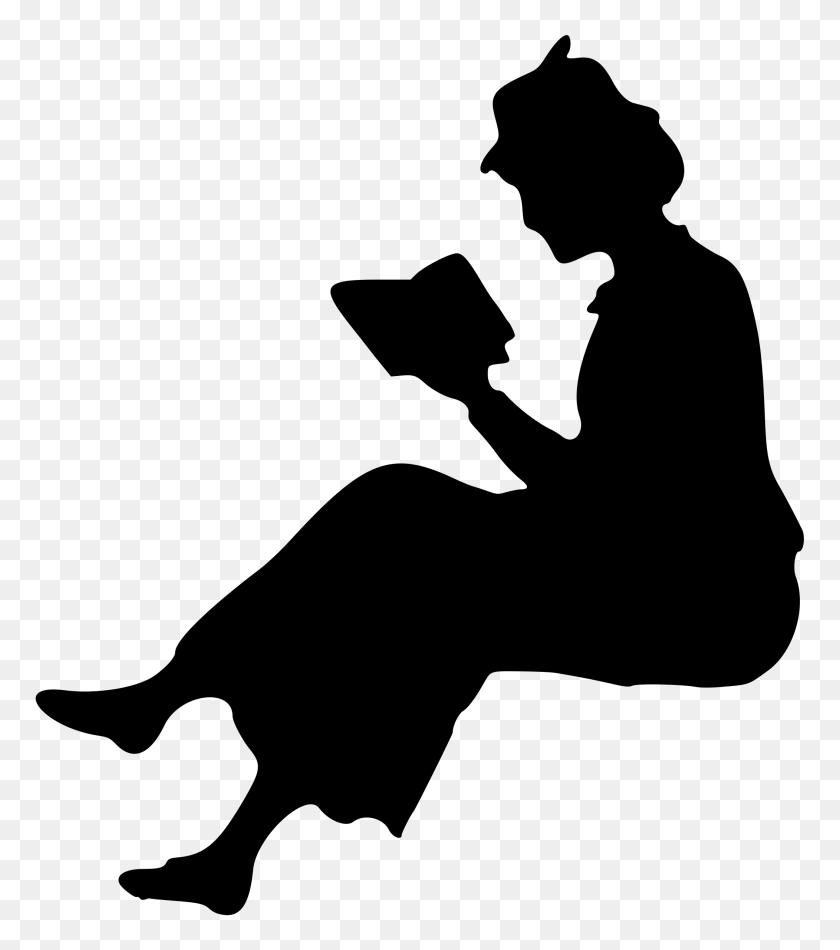 2103x2400 Lady Reading Icons Png - Reading PNG