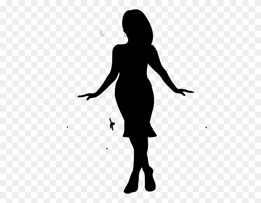 492x595 Lady Silhouette Clip Art - Lady Silhouette PNG
