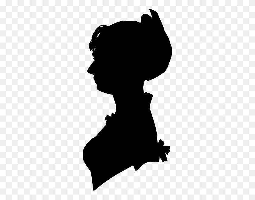294x598 Lady Silhouette Clip Art Free Vector - Stranger Clipart
