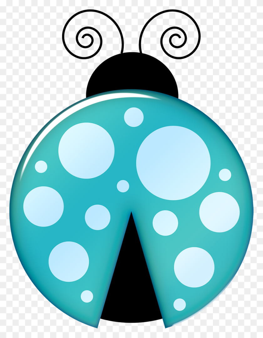 900x1176 Ladybug, Clip Art And Lady Bugs - Polka Dot Background Clipart