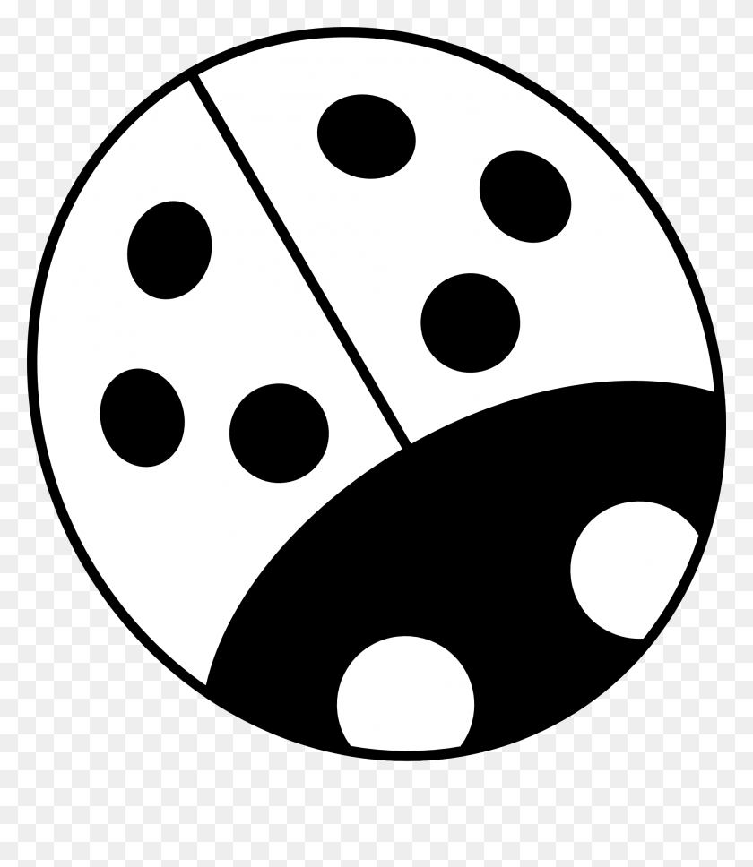 1979x2304 Ladybug Clipart Black And White - Hippie Clipart Black And White