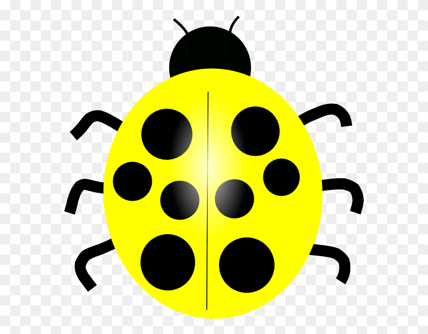 588x596 Imágenes Prediseñadas De Ladybug Lady Bug - Ladybug Clipart
