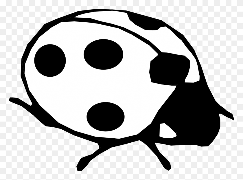 999x720 Ladybugs Clipart Black And White Clip Art Images - Pillow Clipart Black And White