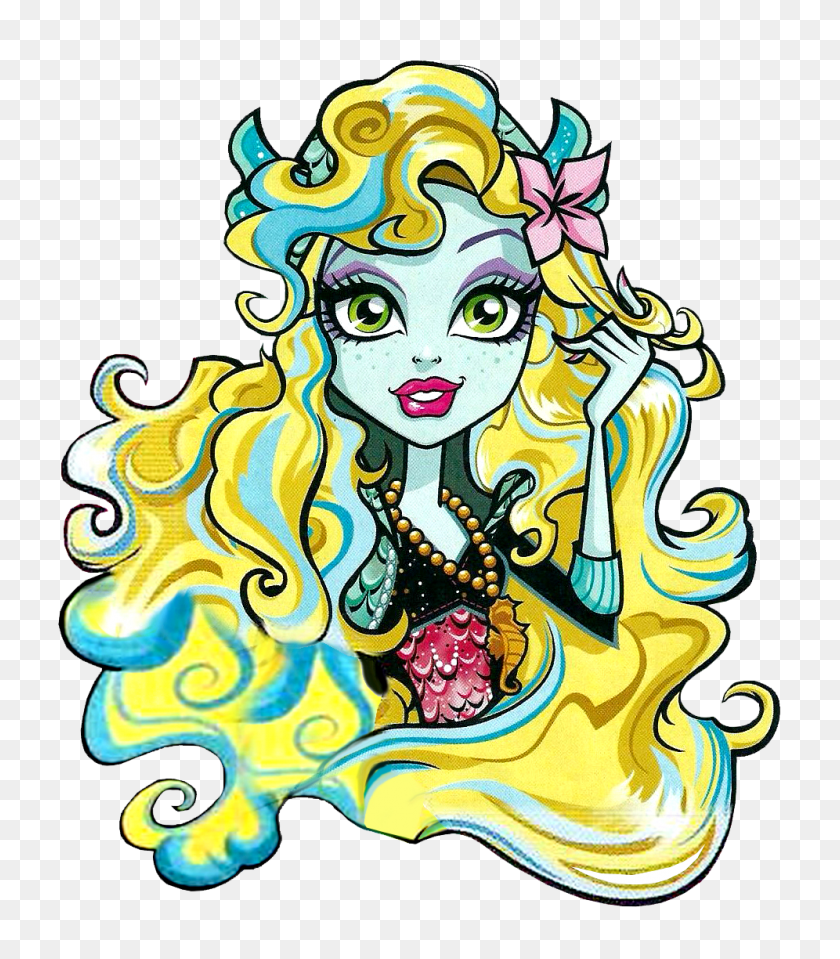 996x1148 Lagoona Clipart Group With Items - Monster High Clipart