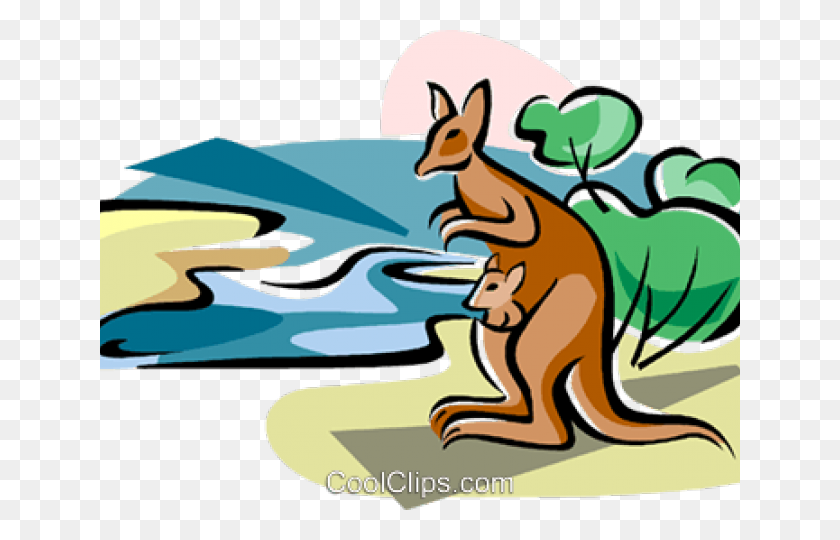 640x480 Lake Clipart Transparent - Wallaby Clipart