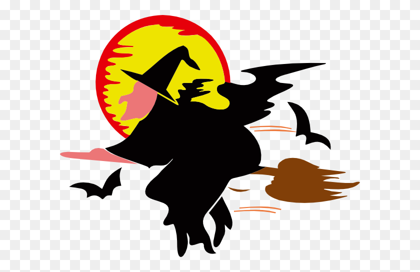 600x484 Lakeside Witch Over Harvest Moon Clip Art - Harvest Clipart