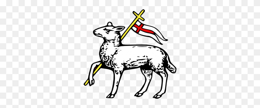 300x290 Lamb And Cross Clipart Free Clipart - Small Cross Clipart
