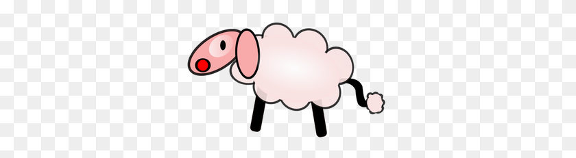 300x171 Lamb Clip Art Counting Sheep - Mary Had A Little Lamb Clipart