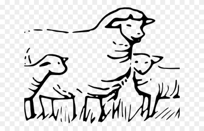 640x480 Lamb Clipart Lamb Outline - Sheep Clipart Outline