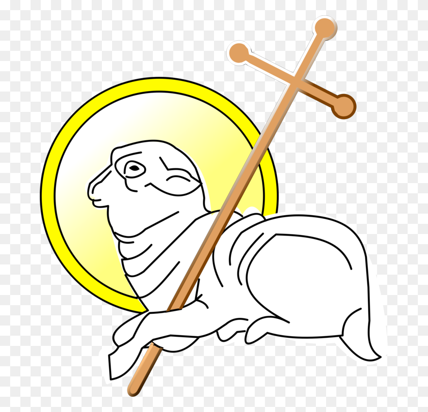684x750 Lamb Of God Drawing Can Stock Photo - Praise God Clipart