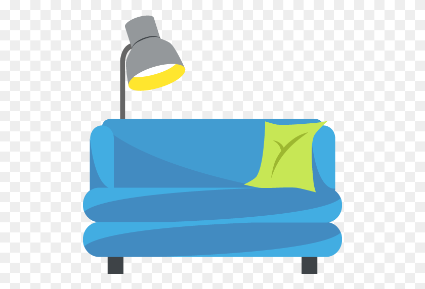 512x512 Lamp Clipart Couch - Sofa Clipart