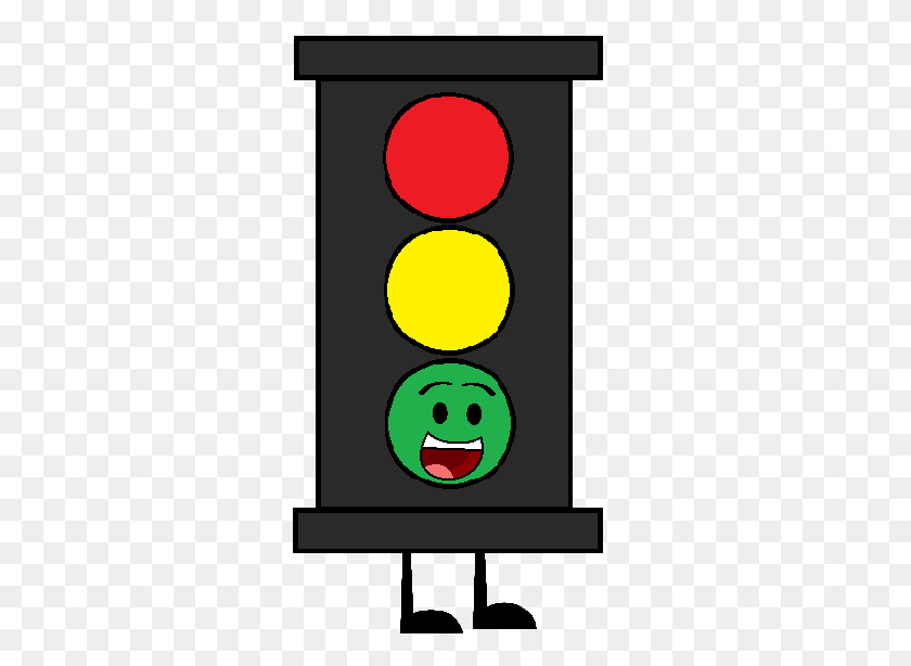 360x554 Lamp Clipart Yellow Object - Traffic Signal Clipart