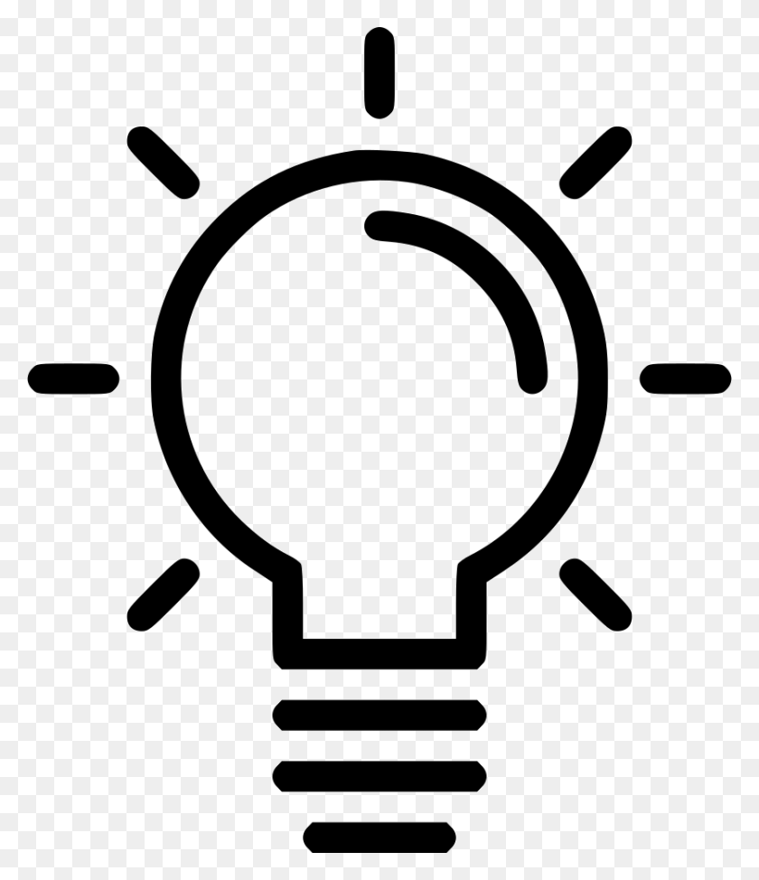 836x980 Lamp Idea Creativity Png Icon Free Download - Creativity PNG