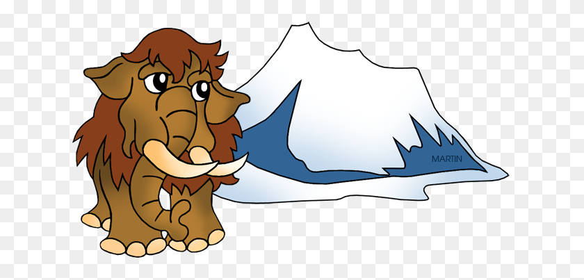 648x343 Landforms Clip Art - Wooly Mammoth Clipart