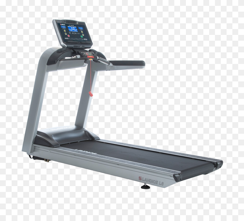 700x700 Landice Treadmill With Pro Trainer Control Panel - Bracket Frame PNG