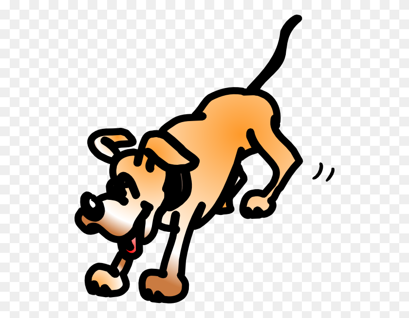 534x594 Landing Cartoon Dog Clip Arts Download - Big Dog Clipart
