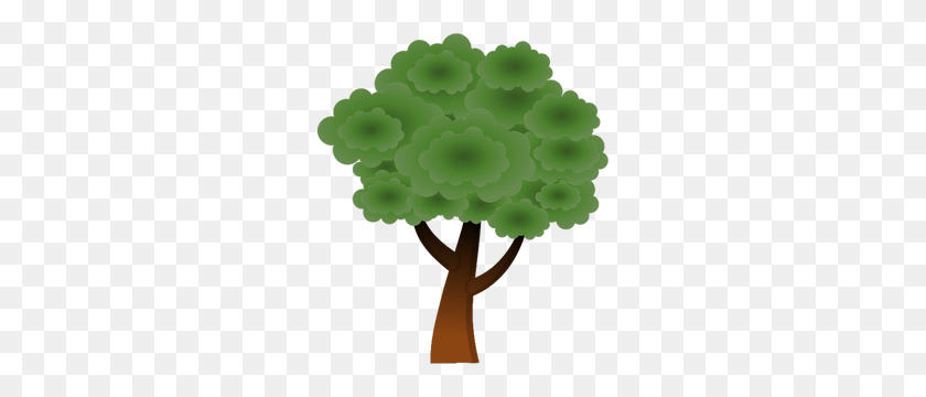 264x300 Landscape Clip Art Free Tree Top View - Tree Top Clipart