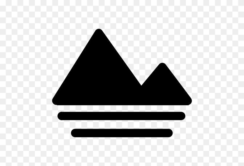 512x512 Paisaje, Paisaje, Montaña Con Formato Png Y Vector - Icono De Montaña Png