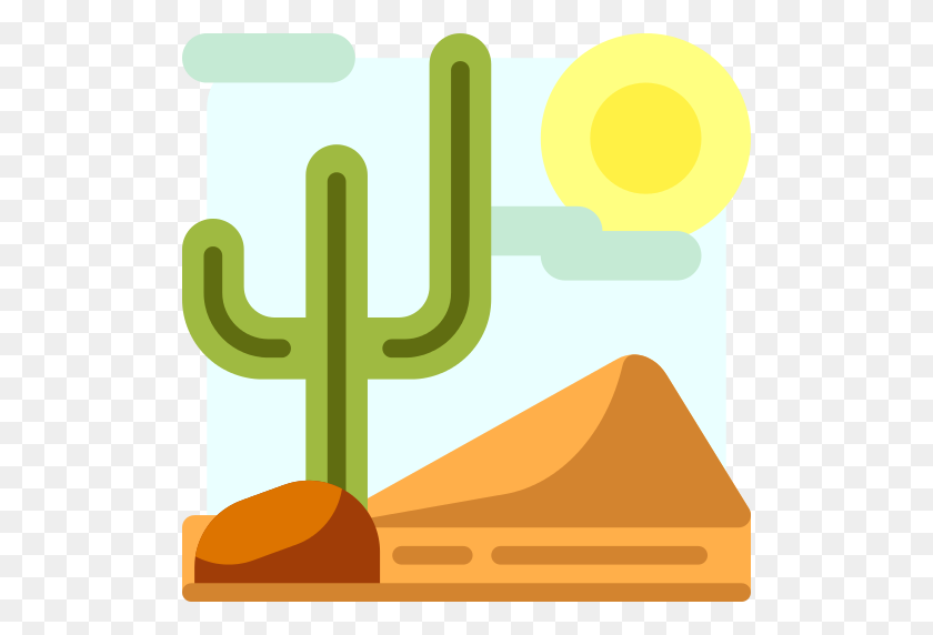 512x512 Landscape Night Png Icon - Desert PNG