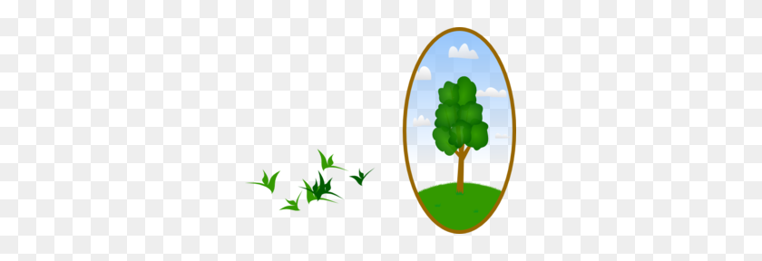299x228 Landscaping Clipart - Grassy Hill Clipart