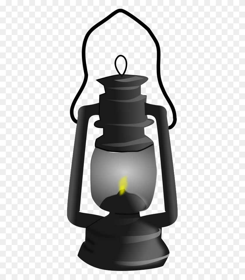 379x900 Lantern Clipart - Gas Pump Clipart