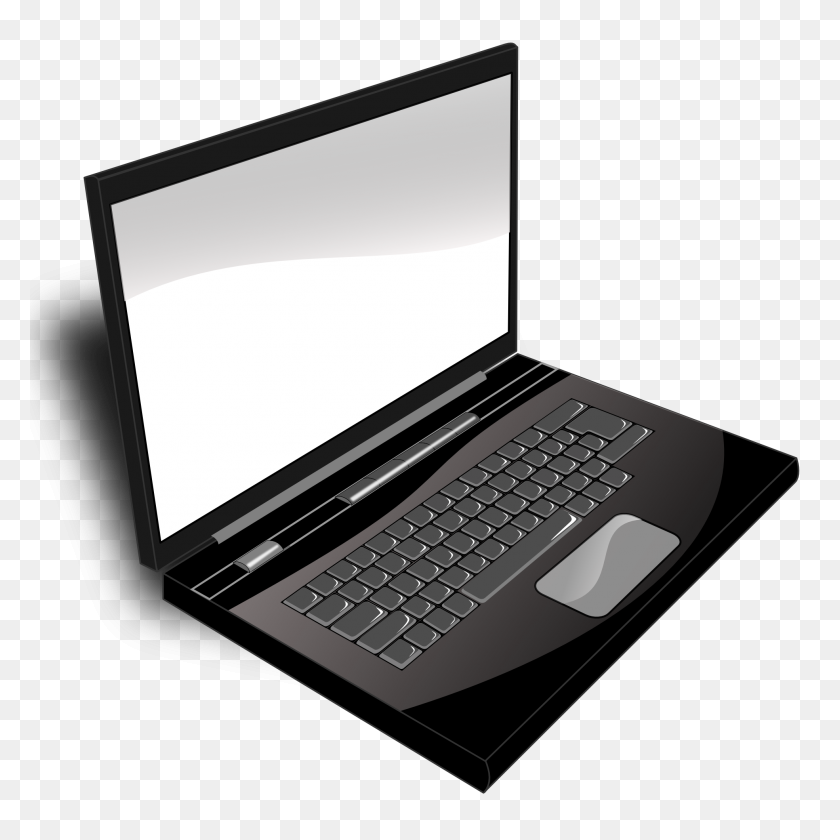 1969x1969 Laptop Clip Art Black And White - Laptop Clipart Black And White