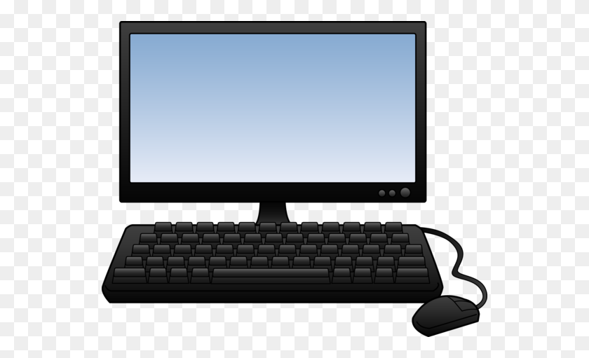 550x451 Laptop Clipart Freeputer Free Clipartbold - Laptop Clipart Blanco Y Negro