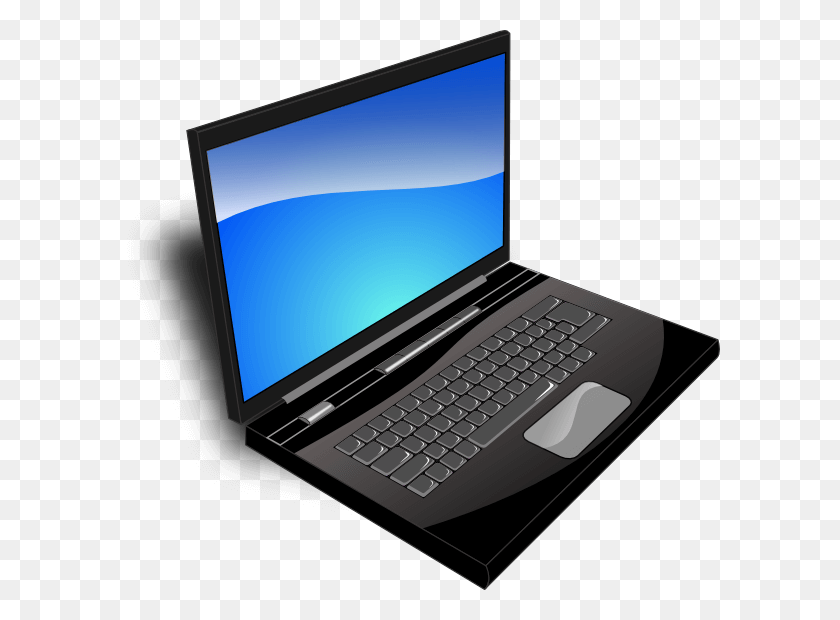 600x560 Laptop Clipart - Computer PNG