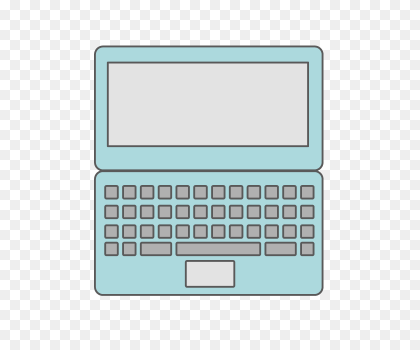 640x640 Портативный Компьютер Нетбук Бесплатный Сайт Распространения Иллюстраций - Портативный Компьютер Клипарт