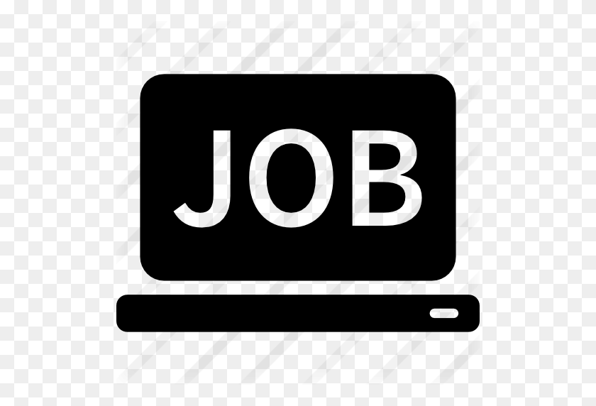 512x512 Laptop Job - Job Icon PNG