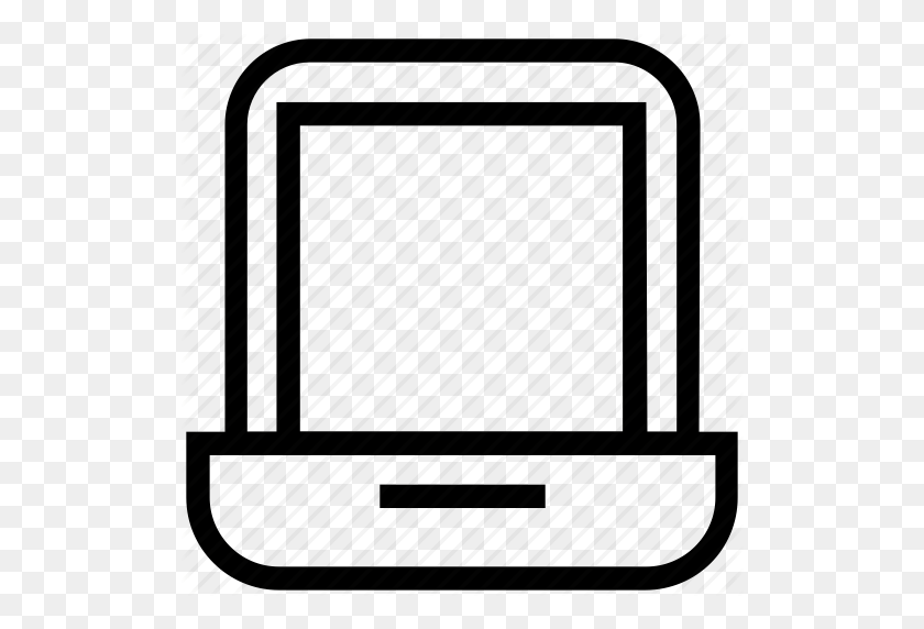 512x512 Laptop, Laptop Computer, Laptop Pc, Mini Computer, Notebook Icon - Notebook Clipart PNG