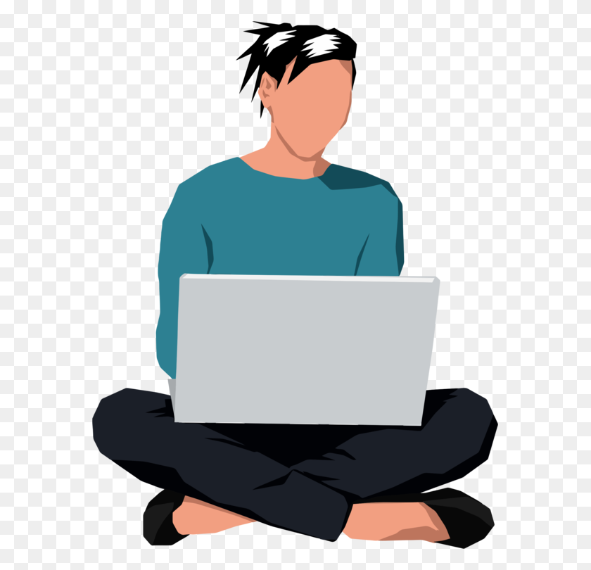 577x750 Laptop Manspreading Sitting Can Stock Photo - Woman Sitting PNG