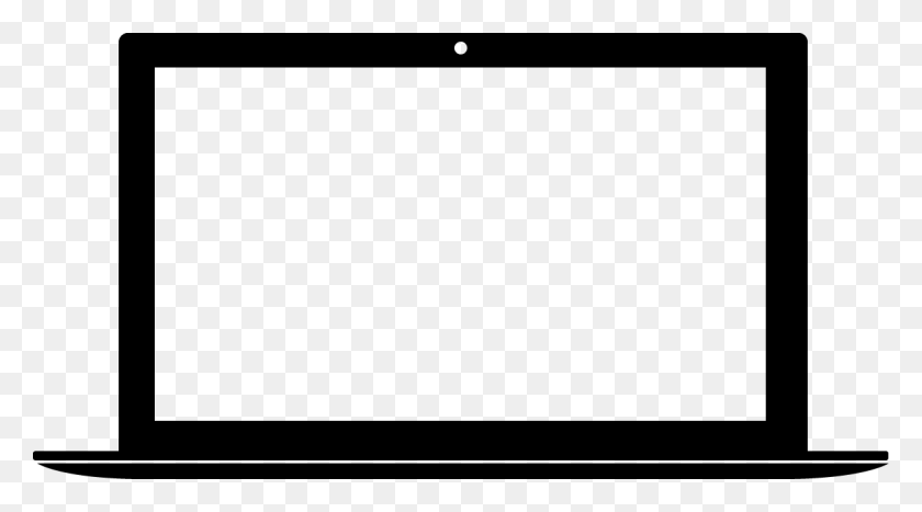 1188x620 Laptop Png Black And White Transparent Laptop Black And White - White Square PNG
