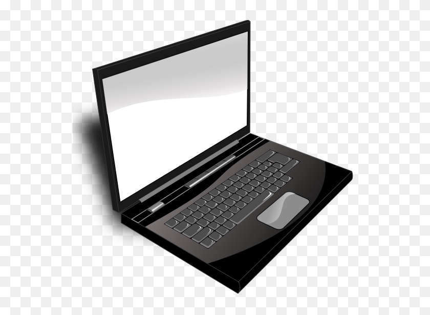 555x555 Laptop Png Black And White Transparent Laptop Black And White - Laptop PNG