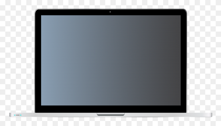 8000x4303 Laptop Transparent Png Clip - Screen Clipart