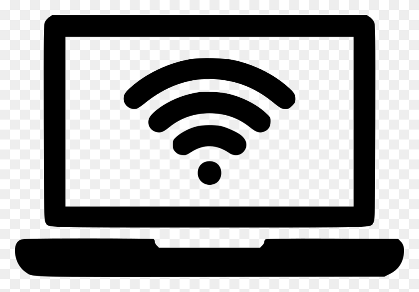 980x662 Ноутбук Wi-Fi Подключение Сигнала Конфигурации Сети Значок Png - Логотип Wi-Fi Png
