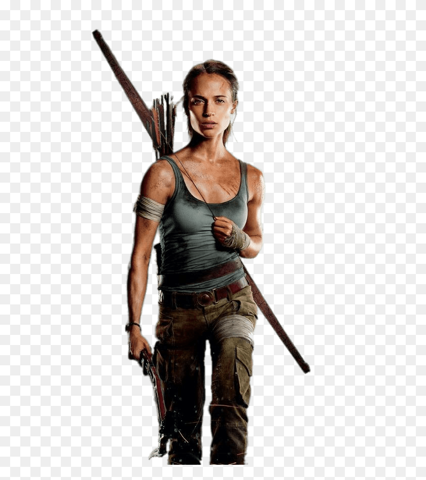 650x886 Lara Croft Fully Equiped Transparent Png - Lara Croft PNG