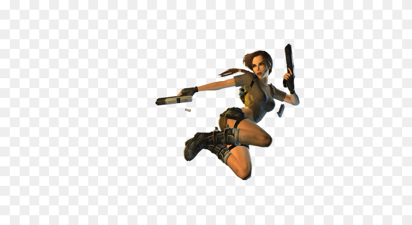 400x400 Lara Croft Jump Transparent Png - Lara Croft PNG