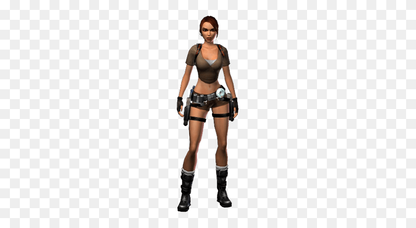 400x400 Lara Croft Standing Transparent Png - Lara Croft PNG