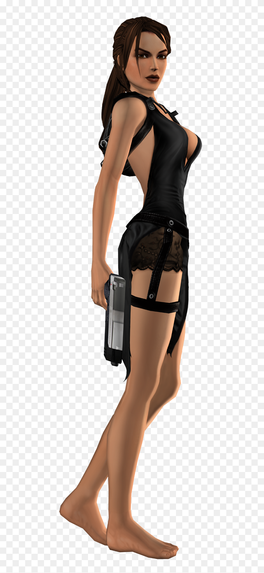 500x1761 Lara Croft, Tomb Raider Among Other Things Illustrations - Lara Croft PNG