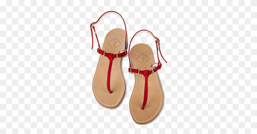 266x378 Lara Red Suede Sandals - Sandal PNG