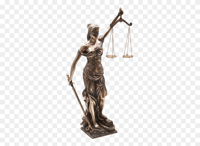 555x555 Gran Estatua De La Dama De La Justicia - Estatua Griega Png