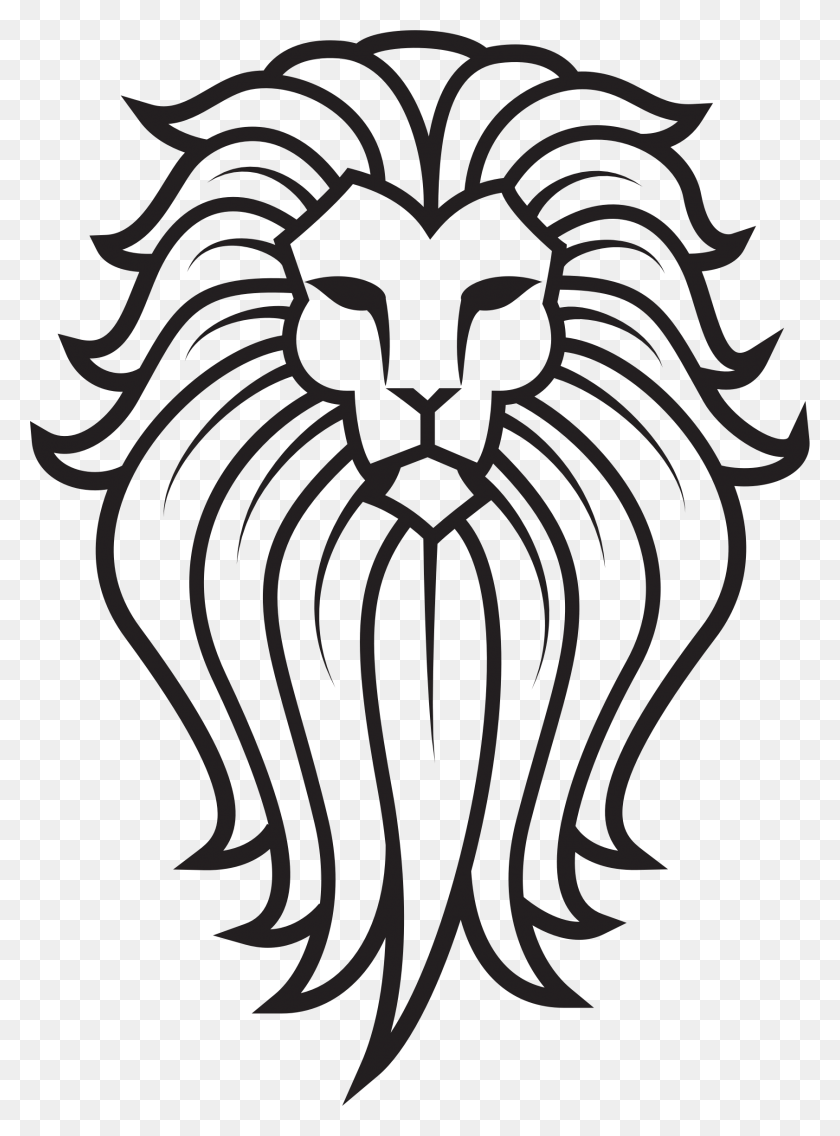 1681x2319 Large Lion Face Tattoo Transparent Png - Face Tattoo PNG