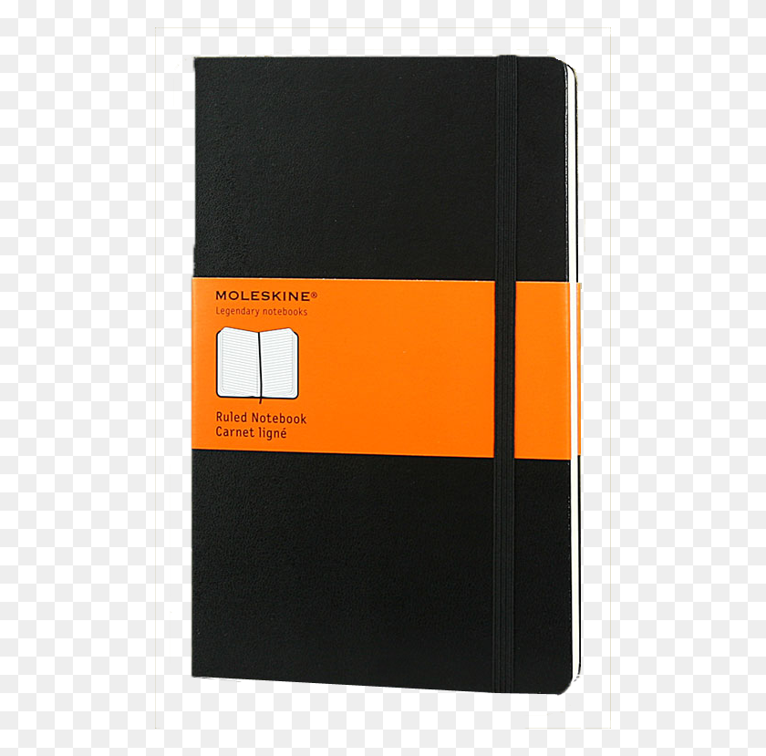 500x769 Large Moleskine Cover Notebook Filler Oberon Design - Composition Notebook PNG