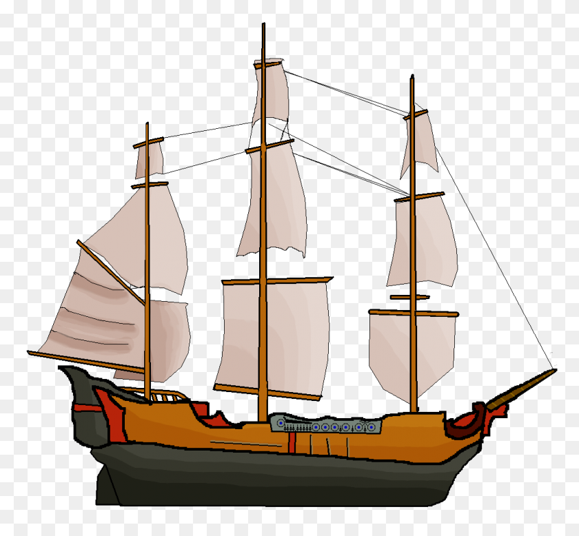 1028x947 Большое Изображение Пиратского Корабля - Пиратский Корабль Png