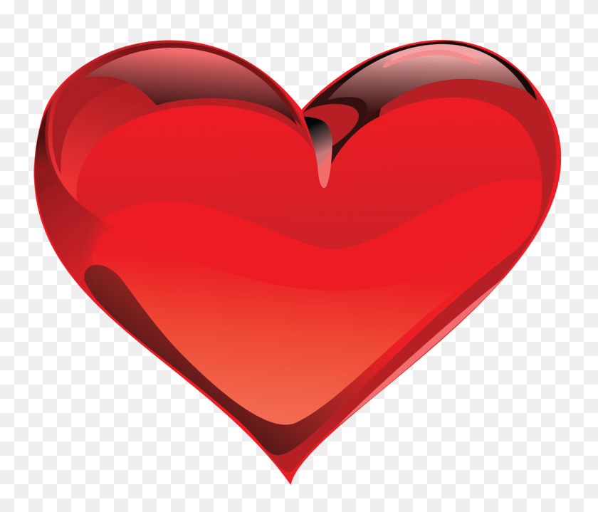 1500x1269 Gran Corazón Rojo - Corazón Png Transparente