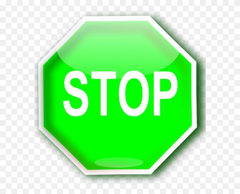 600x618 Large Stop Sign Clipart - Stop Sign Clip Art